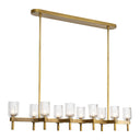 Alora Lucian 10 Light Linear Pendant - Crescent Harbor
