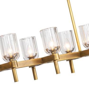Alora Lucian 10 Light Linear Pendant - Crescent Harbor