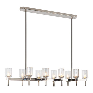 Alora Lucian 10 Light Linear Pendant - Crescent Harbor