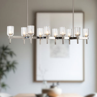 Alora Lucian 10 Light Linear Pendant - Crescent Harbor