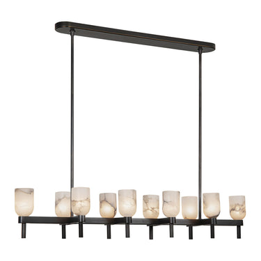 Alora Lucian 10 Light Linear Pendant - Crescent Harbor