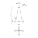 Alora Lucian 4 Light Pendant - Crescent Harbor