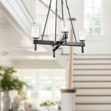 Alora Lucian 4 Light Pendant - Crescent Harbor