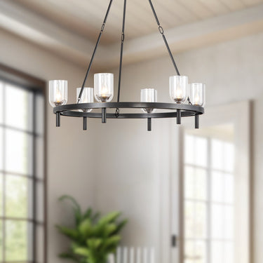 Alora Lucian 6 Light Chandelier - Crescent Harbor