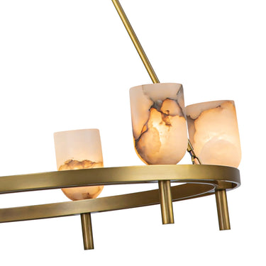 Alora Lucian 6 Light Chandelier - Crescent Harbor