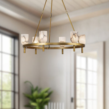 Alora Lucian 6 Light Chandelier - Crescent Harbor
