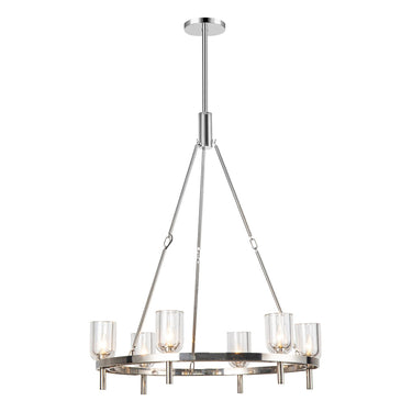 Alora Lucian 6 Light Chandelier - Crescent Harbor
