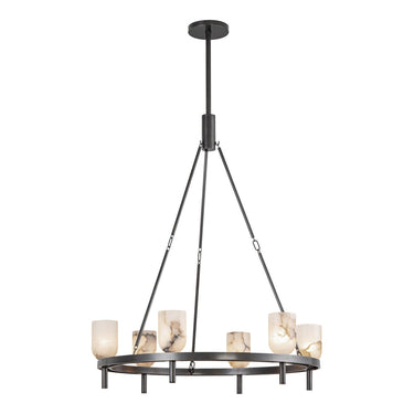 Alora Lucian 6 Light Chandelier - Crescent Harbor