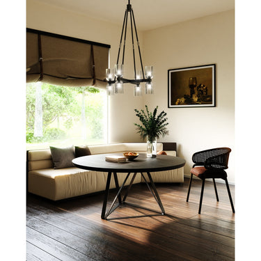 Alora Lucian 8 Light Chandelier 22 Inch - Crescent Harbor