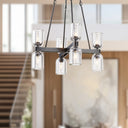Alora Lucian 8 Light Chandelier 22 Inch - Crescent Harbor
