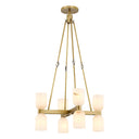 Alora Lucian 8 Light Chandelier 22 Inch - Crescent Harbor