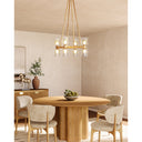 Alora Lucian 8 Light Chandelier 22 Inch - Crescent Harbor