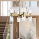 Alora Lucian 8 Light Chandelier 22 Inch - Crescent Harbor
