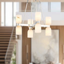 Alora Lucian 8 Light Chandelier 22 Inch - Crescent Harbor