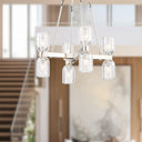 Alora Lucian 8 Light Chandelier 22 Inch - Crescent Harbor
