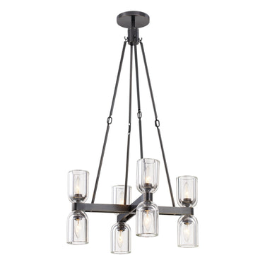 Alora Lucian 8 Light Chandelier 22 Inch - Crescent Harbor