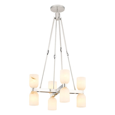 Alora Lucian 8 Light Chandelier 22 Inch - Crescent Harbor