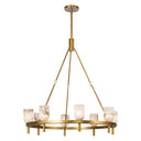 Alora Lucian 8 Light Chandelier 36 Inch - Crescent Harbor