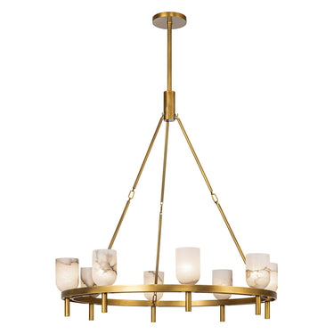 Alora Lucian 8 Light Chandelier 36 Inch - Crescent Harbor