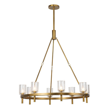 Alora Lucian 8 Light Chandelier 36 Inch - Crescent Harbor