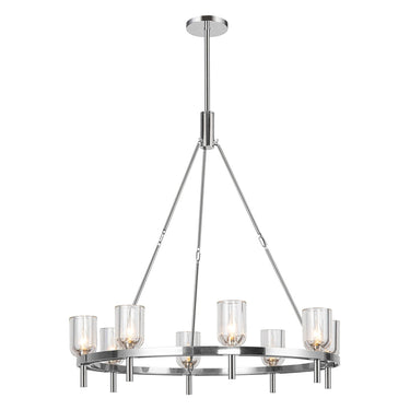 Alora Lucian 8 Light Chandelier 36 Inch - Crescent Harbor