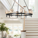 Alora Lucian 8 Light Chandelier 36 Inch - Crescent Harbor