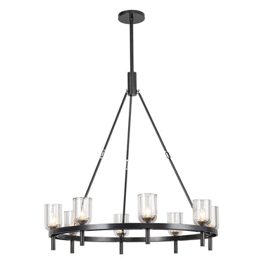 Alora Lucian 8 Light Chandelier 36 Inch - Crescent Harbor