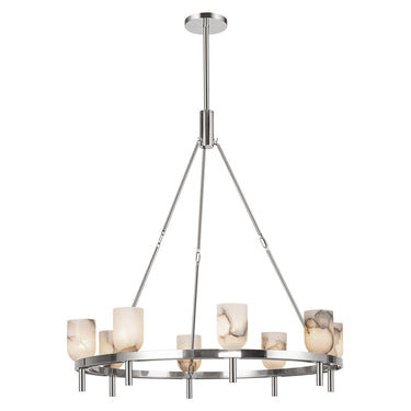 Alora Lucian 8 Light Chandelier 36 Inch - Crescent Harbor