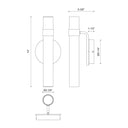 Alora Madison LED 14 Inch Wall/Vanity Light UNV - Crescent Harbor
