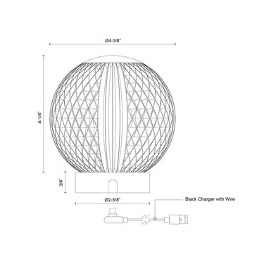 Alora Marni LED 4 Inch Table Lamp - Crescent Harbor