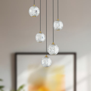 Alora Marni LED Multi Pendant 5 Head - Crescent Harbor