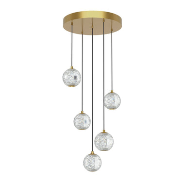 Alora Marni LED Multi Pendant 5 Head - Crescent Harbor