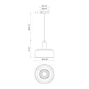 Alora Mood Adriano PD427710 10 Inch Pendant 2