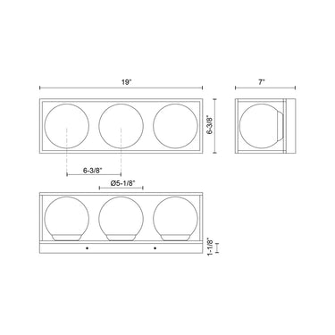 Alora Mood Amelia EW519339BK 19 Inch Exterior Wall Sconce 2