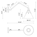 Alora Mood Archer WV584510 10 Inch Wall/Vanity Light 2