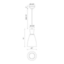 Alora Mood Arlo PD534007 7 Inch Pendant 2