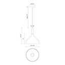 Alora Mood Belleview PD532312 12 Inch Pendant 2