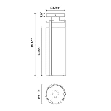 Alora Mood Belmont FM536005 5 Inch Flush Mount 2