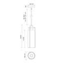 Alora Mood Belmont PD536005 5 Inch Pendant 2