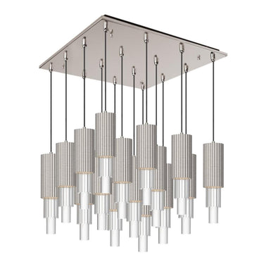 Alora Mood Bordeaux 4-in 16 Head Multi Pendant 