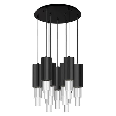 Alora Mood Bordeaux 4-in 9 Head Multi Pendant 1