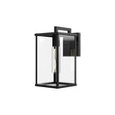 Alora Mood Brentwood EW652505BKCL 12 Inch Exterior Wall Sconce 1