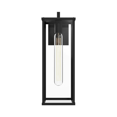 Alora Mood Brentwood EW652707BKCL 17 Inch Exterior Wall Sconce