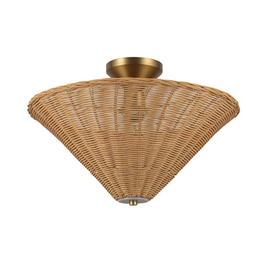 Alora Mood Bridgette SF497016 16 Inch Semi-Flush Mount 7