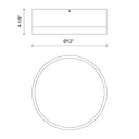 Alora Mood Brisbane FM556212 12 Inch Flush Mount 2