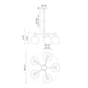 Alora Mood Castilla CH506129 29 Inch Chandelier 3