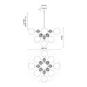 Alora Mood Celia CH415331 31 Inch Chandelier 3