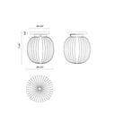 Alora Mood Cherise SF579107 7 Inch Semi-Flush Mount 4