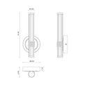 Alora Mood Elsie WV509012 12 Inch LED Wall/Vanity Light 5