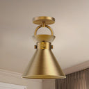 Alora Mood Emerson SF412009 9 Inch Semi-Flush Mount 1